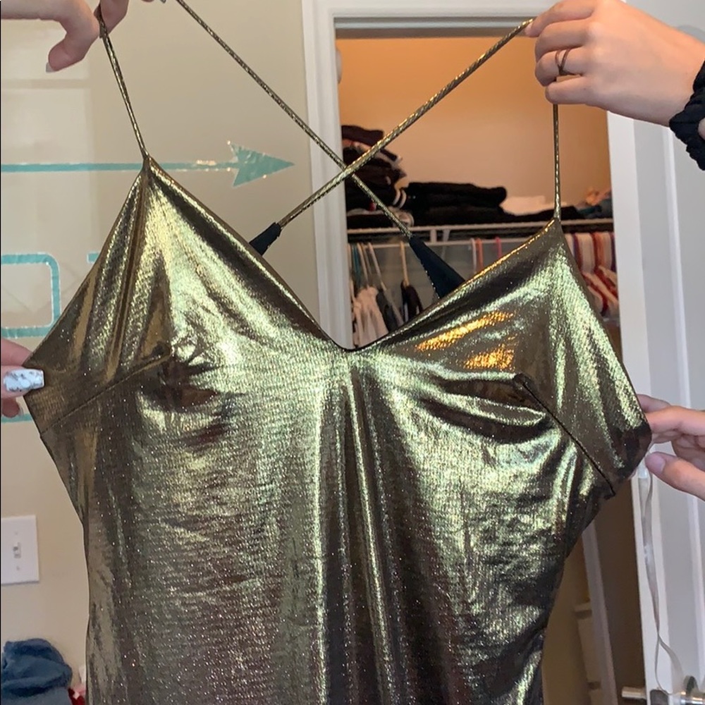 Gold dress never used